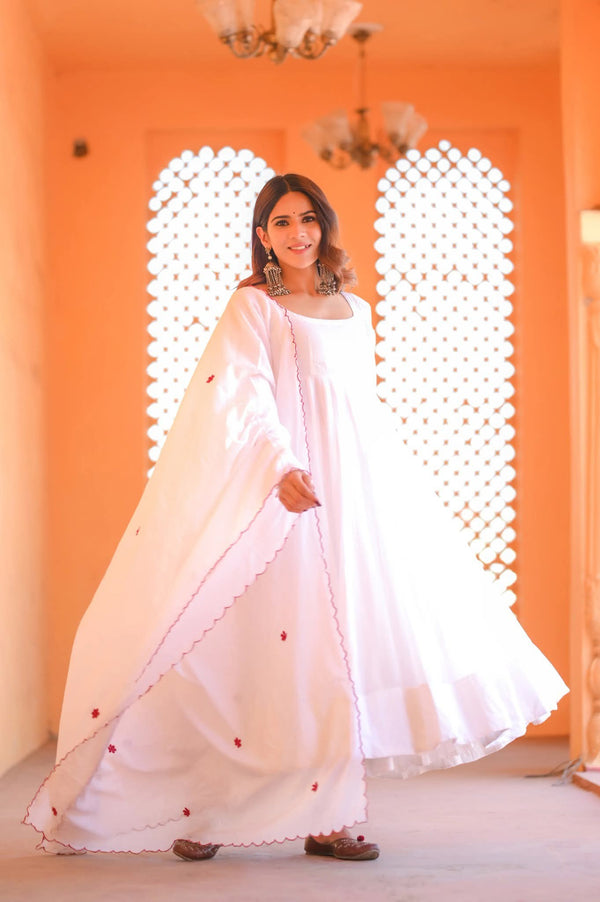 White Cotton Dress