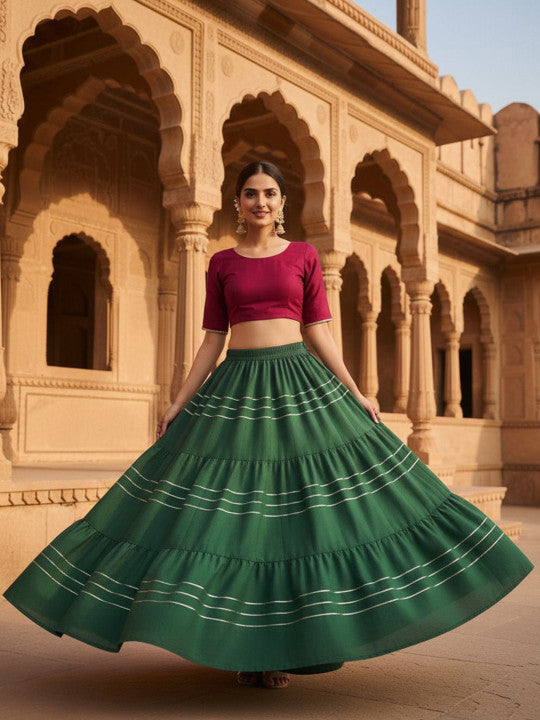 Pallo Style Solid  Maxi Skirts