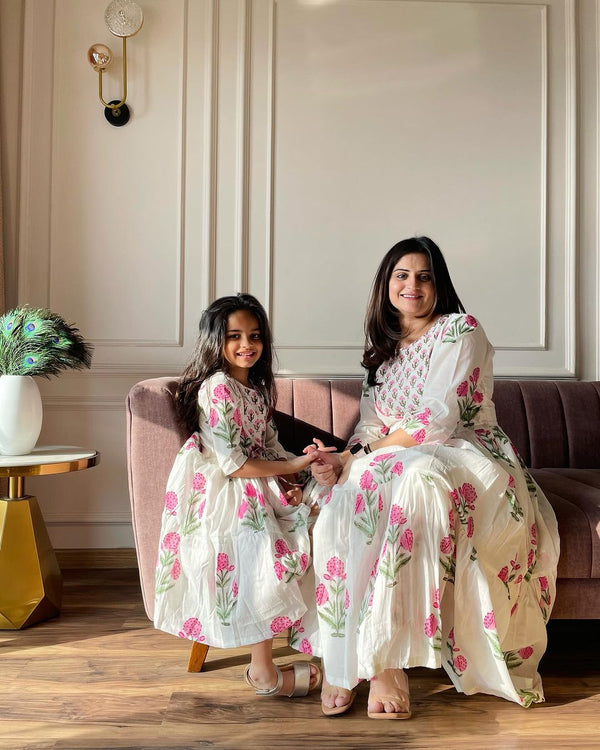 Gulabi Poppy me and mini me