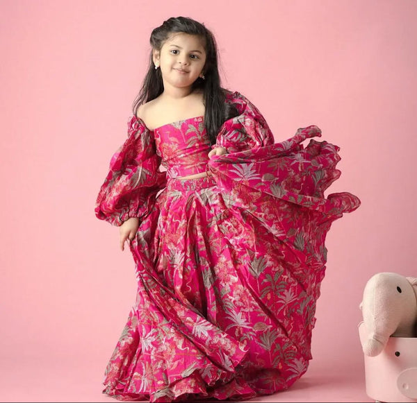 Pink Lehenga set
