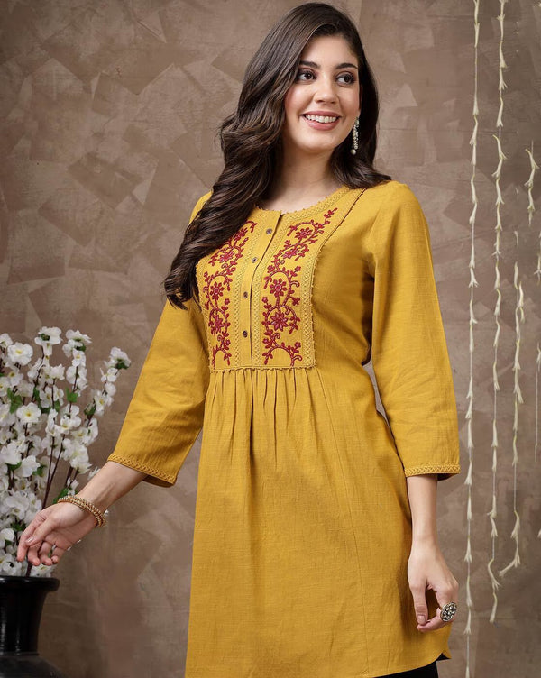 Embroidered Cotton Tunic