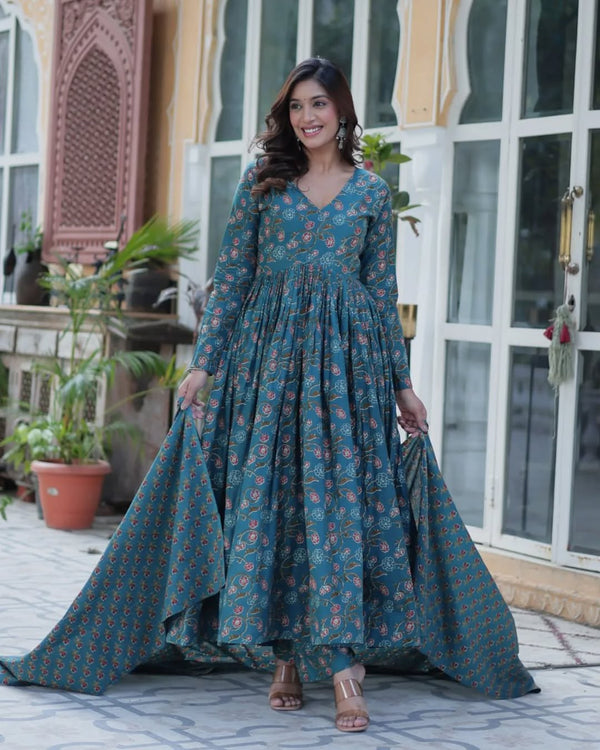 Tanishka Designer Pure Cotton Suit